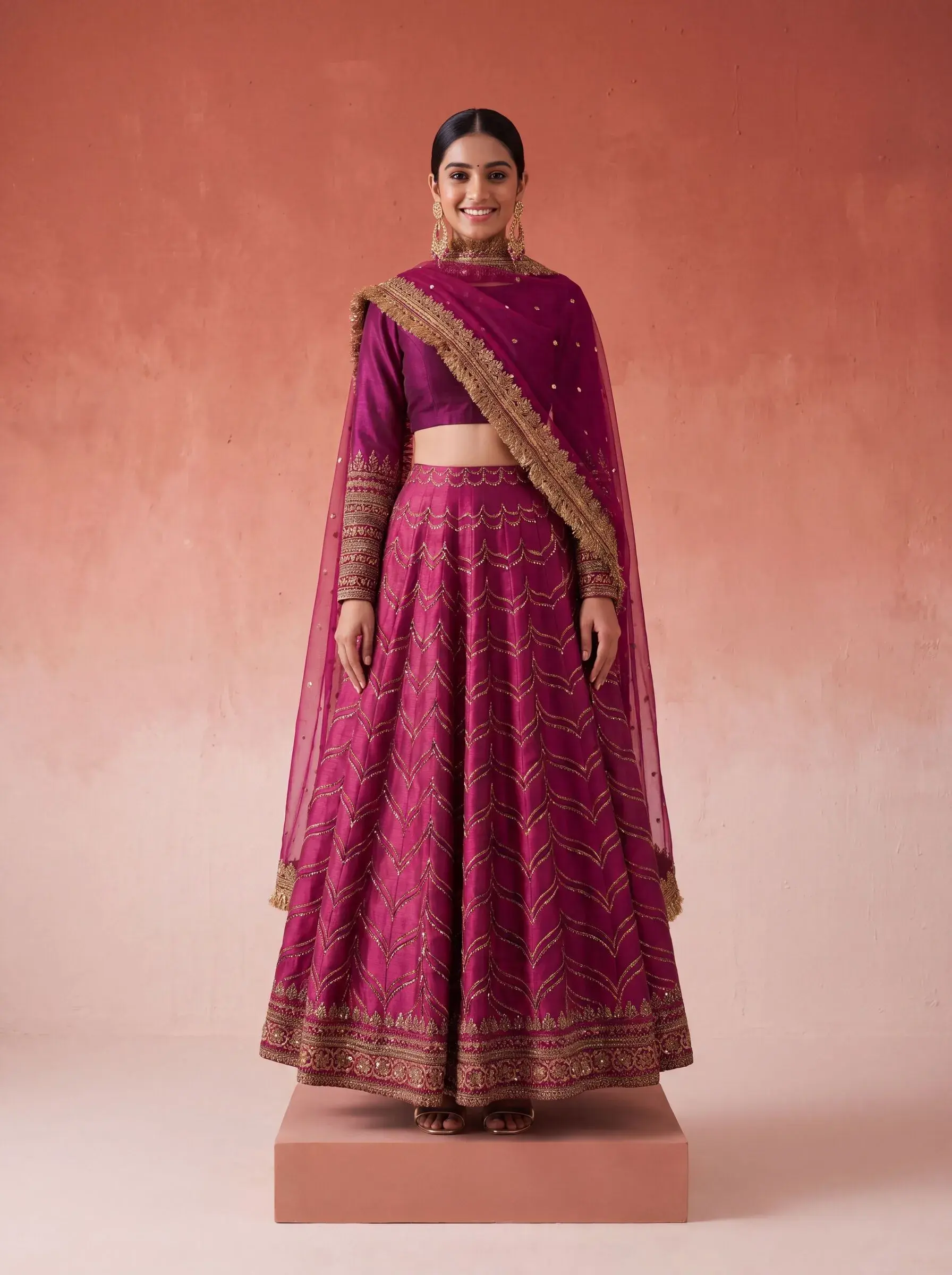 AI product photography of fashion model showcase