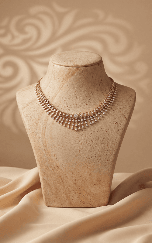 Necklace product shoot example